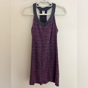 Title Nine Athletic Racerback Tank Dress Purple Size Medium